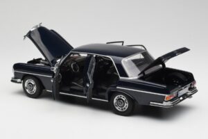 Mercedes 280 SE W108 Midnight ブルー Norev 1:18 B66040597 メタル - 画像 5/8