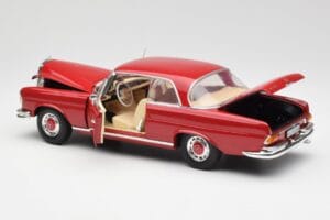 Mercedes 280 SE W108 レッド Norev 1:18 193527 メタル - 画像 5/8