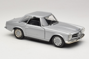 Mercedes 280 SL W113 Berlina シルバー Techno Giodi 1:18 F14051030 メタル - 画像 6/8