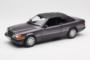 Mercedes 300 CE-24 W124 カブリオレ パープルメタリック Norev 1:18 183567 メタル - 画像 3/10