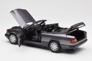 Mercedes 300 CE-24 W124 カブリオレ パープルメタリック Norev 1:18 183567 メタル - 画像 7/10
