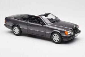 Mercedes 300 CE-24 W124 カブリオレ パープルメタリック Norev 1:18 183567 メタル - 画像 8/10