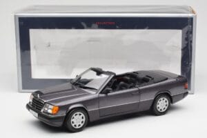 Mercedes 300 CE-24 W124 カブリオレ パープルメタリック Norev 1:18 183567 メタル - 画像 10/10