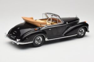 Mercedes 300 SC W188 カブリオレ ブラック KK-Scale 1:18 KKDC180941 メタル - 画像 2/6