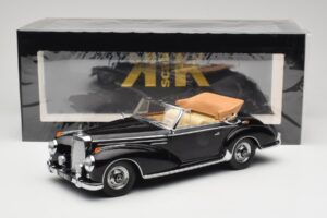 Mercedes 300 SC W188 カブリオレ ブラック KK-Scale 1:18 KKDC180941 メタル - 画像 6/6