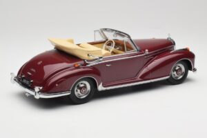 Mercedes 300 SC W188 カブリオレ ダークレッド KK-Scale 1:18 KKDC180942 メタル - 画像 2/6