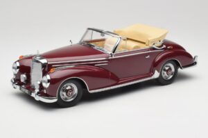 Mercedes 300 SC W188 カブリオレ ダークレッド KK-Scale 1:18 KKDC180942 メタル