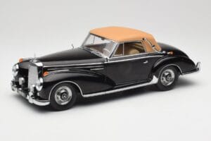 Mercedes 300 SC W188 カブリオレ ソフトトップ ブラック KK-Scale 1:18 KKDC180943 メタル