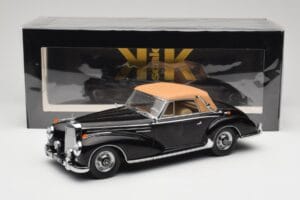 Mercedes 300 SC W188 カブリオレ ソフトトップ ブラック KK-Scale 1:18 KKDC180943 メタル - 画像 6/6