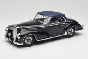 Mercedes 300 SC W188 カブリオレ ソフトトップ ダークブルー KK-Scale 1:18 KKDC180944 メタル