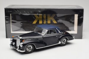 Mercedes 300 SC W188 カブリオレ ソフトトップ ダークブルー KK-Scale 1:18 KKDC180944 メタル - 画像 6/6