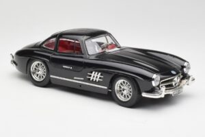 Mercedes 300 SL W198 ブラック Bburago 1:18 35791 メタル - 画像 6/8