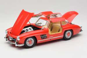 Mercedes 300 SL Gullwing レッド Minichamps 1:18 180039001 メタル - 画像 2/8