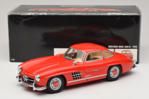 Mercedes 300 SL Gullwing レッド Minichamps 1:18 180039001 メタル - 画像 8/8