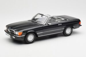 Mercedes 300 SL R107 ブラック パール ディーラー エディション Norev 1:18 B66040678 メタル