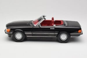 Mercedes 300 SL R107 ブラック Norev 1:18 183511 メタル - 画像 4/8