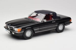 Mercedes 300 SL R107 ブラック Norev 1:18 183511 メタル
