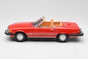Mercedes 300 SL R107 レッド Norev 1:18 B66040623 メタル - 画像 4/8