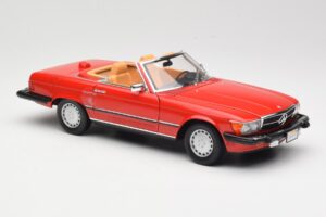 Mercedes 300 SL R107 レッド Norev 1:18 B66040623 メタル - 画像 6/8