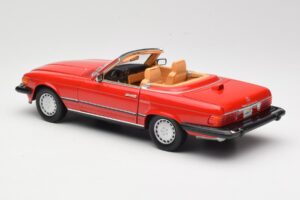 Mercedes 300 SL R107 レッド Norev 1:18 B66040623 メタル - 画像 7/8