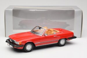 Mercedes 300 SL R107 レッド Norev 1:18 B66040623 メタル - 画像 8/8