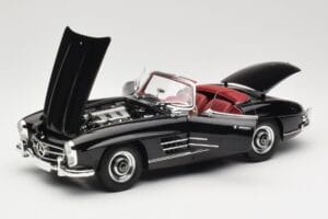 Mercedes 300 SL W198 Roadster ブラック Minichamps 1:18 180039036 メタル - 画像 2/8