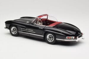 Mercedes 300 SL W198 Roadster ブラック Minichamps 1:18 180039036 メタル - 画像 7/8