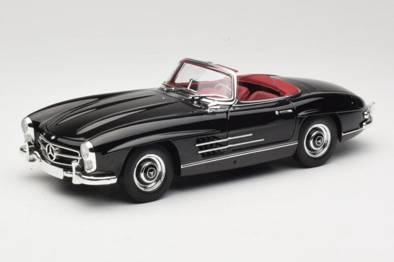 Mercedes 300 SL W198 Roadster ブラック Minichamps 1:18 180039036 メタル