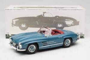 Mercedes 300 SL W198 Roadster ブルー Minichamps 1:18 180039035 メタル - 画像 8/8