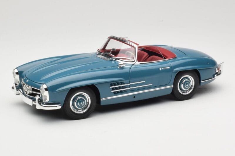 Mercedes 300 SL W198 Roadster ブルー Minichamps 1:18 180039035 メタル