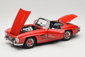 Mercedes 300 SL Roadster レッド Minichamps 1:18 180039031 メタル - 画像 2/8
