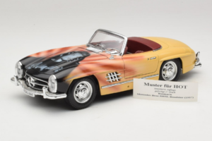 Mercedes 300 SL Roadster Rosemarie Muster リミテッドエディション 18/27 Bburago 1:18 3023-M1 メタル