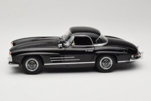 Mercedes 300 SL W198 ロードスター With Hardtop ブラック Minichamps 1:18 180039040 メタル - 画像 4/8