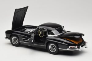 Mercedes 300 SL W198 ロードスター With Hardtop ブラック Minichamps 1:18 180039040 メタル - 画像 5/8