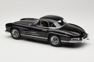 Mercedes 300 SL W198 ロードスター With Hardtop ブラック Minichamps 1:18 180039040 メタル - 画像 7/8