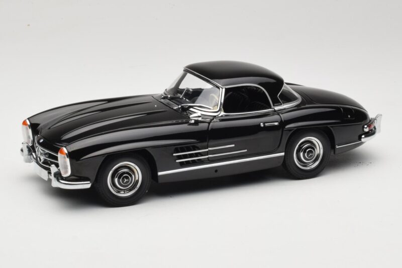 Mercedes 300 SL W198 ロードスター With Hardtop ブラック Minichamps 1:18 180039040 メタル