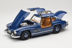 Mercedes 300 SL W198 ブルー Norev 1:18 183852 メタル - 画像 2/8