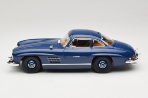 Mercedes 300 SL W198 ブルー Norev 1:18 183852 メタル - 画像 4/8