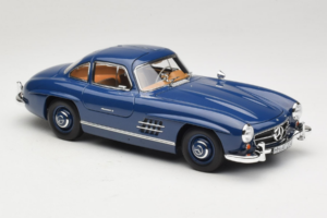Mercedes 300 SL W198 ブルー Norev 1:18 183852 メタル - 画像 6/8