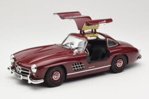 Mercedes 300 SL W198 Gullwing ダークレッド Minichamps 1:18 110037218 メタル - 画像 2/8
