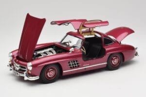 Mercedes 300 SL W198 ファイヤーレッド Minichamps 1:18 180039008 メタル - 画像 2/8