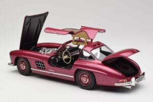Mercedes 300 SL W198 ファイヤーレッド Minichamps 1:18 180039008 メタル - 画像 5/8