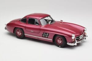 Mercedes 300 SL W198 ファイヤーレッド Minichamps 1:18 180039008 メタル - 画像 6/8