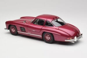 Mercedes 300 SL W198 ファイヤーレッド Minichamps 1:18 180039008 メタル - 画像 7/8