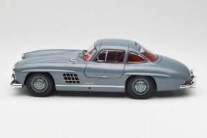 Mercedes 300 SL W198 グラファイトグレー Minichamps 1:18 180039005 メタル - 画像 4/8