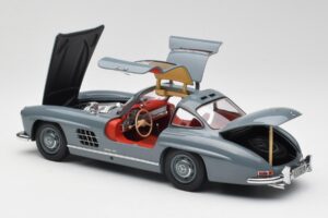 Mercedes 300 SL W198 グラファイトグレー Minichamps 1:18 180039005 メタル - 画像 5/8
