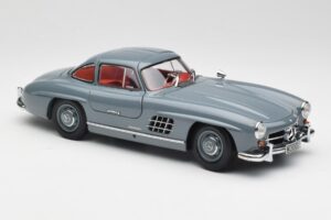 Mercedes 300 SL W198 グラファイトグレー Minichamps 1:18 180039005 メタル - 画像 6/8