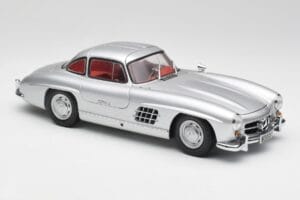 Mercedes 300 SL W198 ガルウィング シルバー Minichamps 1:18 180039000 メタル - 画像 6/8