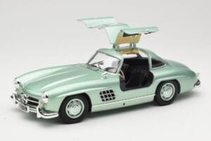 Mercedes 300 SL W198 Gullwing Light Green Metallic Minichamps 1:18 110037221 メタル - 画像 2/8