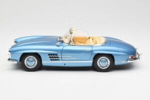 Mercedes 300 SL W198 Roadster Hardtop Light Blue Metallic Minichamps 1:18 180039042 メタル - 画像 5/9